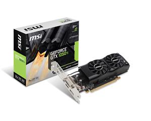 MSI GeForce GTX 1050 Ti Low Profile 4GB GDDR5 Graphics Card (GTX 1050 TI 4GT LP)