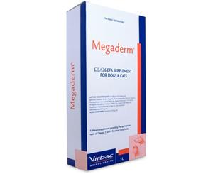 Megaderm Dogs & Cats Essential Fatty Acid Supplement 1L (M1091)