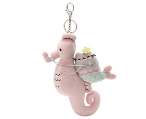 Mermaid & Seahorse (GUND) Pusheen Keyring