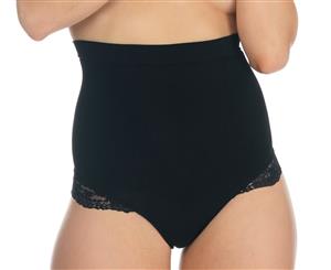 Mestige Lace Trim G-String Shaper - Black