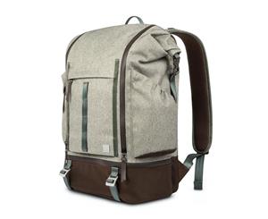 Moshi Captus 45L Roll Top Water Resistant Backpack Fits 15" Laptop - Sandstone Beige