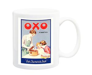 Oxo Our Favourite Dish Retro Poster Mug - 11 Fluid Oz