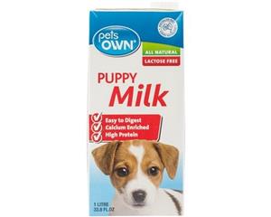 Pets Own Puppy Milk 1 Litre