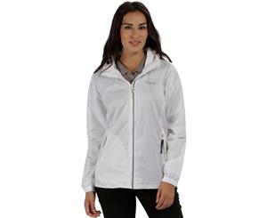 Regatta Womens/Ladies Corinne IV Waterproof Packable Jacket Coat - White