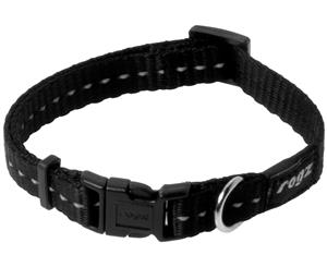 Rogz Utility Nitelife Small Dog Collar Black