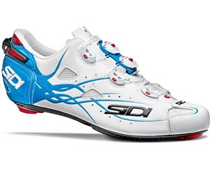 Sidi Shot Road Bike Shoes Matte White/Blue