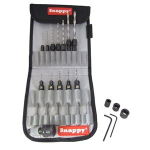 Snappy 25pc 1/4-Hex Countersink & Drill Bit Set