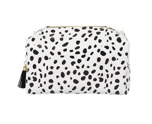 Something Different Dalmatian Print Make Up Bag (Black/White) - SD533