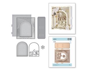 Spellbinders Shapeabilities Die Christmas Lattice Arch 3D Vignettes Holiday S6-159