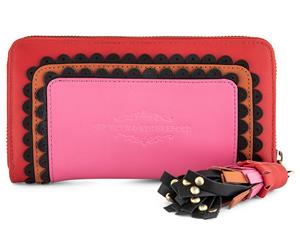 Spencer & Rutherford Gilda Continental Leather Wallet - Dream Catcher