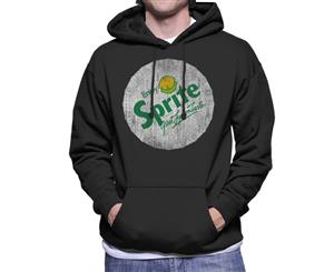 Sprite 80s Retro Logo Bottlecap Men's Hooded Sweatshirt - Black