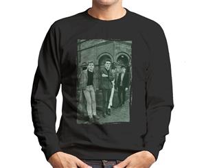 The Smiths In Manchester At Salford Lads Club Distressed Frame Men's Sweatshirt - Black