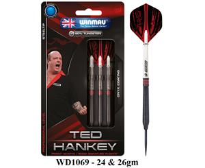 WINMAU Ted Hankey Steel Tip 90% Tungsten Darts