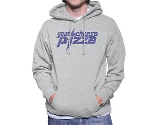 Zits Blue Goats Cheese Pizza Men's Hooded Sweatshirt - Heather Grey