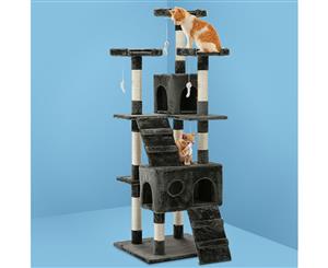 i.Pet Cat Tree Trees Scratching Post Scratcher Tower Condo House Furniture Wood 180cm