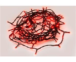 100 LED Fairy Light Chain - Red - AU Plug