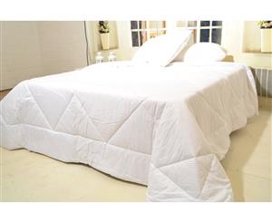 100% Natural Pure Cotton Quilt Machine Washable - Single (140cmx210cm)