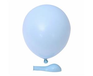 10x Macaron blue Latex Standard 25cm Helium Balloons Balloon Party Wedding Birthday