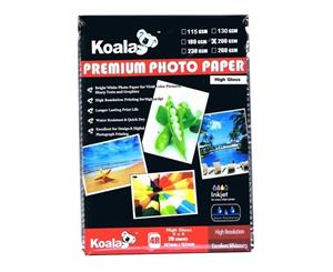 200gm (4x6) High Gloss Photo (20 Sheets)