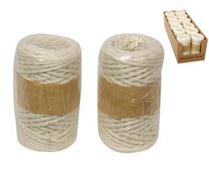 20m Macrame Rope Craft Twine DIY Spool String - Cream