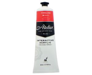 Atelier Interactive Acrylic Paint 80ml S3 - Pyrrole Red