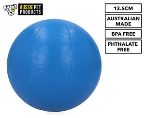 Aussie Pet Products Medium Ruff Sports Ball - Blue