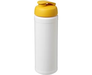 Baseline Plus 750Ml Flip Lid Sport Bottle (White/Yellow) - PF2820