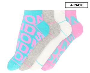 Bonds Women's Mix-It Trainer Socks 4-Pack - Multi Pack 04