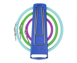 Boye Plastic Embroidery Hoops & Stand Set Of 3 With Springform Closure