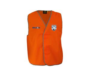 Canterbury Bulldogs NRL HI VIS Safety Work Vest Shirt ORANGE