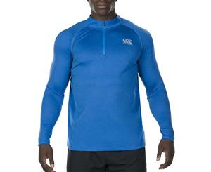 Canterbury Mens Vapodri 1st Layer Zip Wicking Baselayer Top - Brilliant Blue