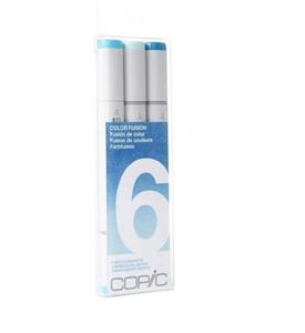 Copic Sketch Set 3 Colour Fusion 6 - Blue