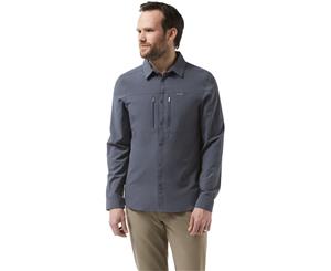 Craghoppers Mens Nosi Life Nuoro Light Long Sleeve Shirt - Ombre Blue