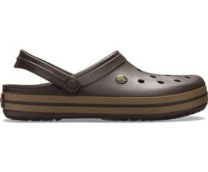 Crocs Mens Crocband Clog - Espresso/Khaki