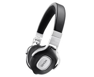 Denon AH-MM300 BK Foldable On-Ear Headphones/Headband Headset Mic for Smartphone