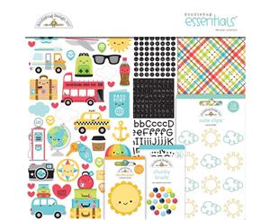 Doodlebug Essentials Page Kit 12 inch X12 inch - I Heart Travel