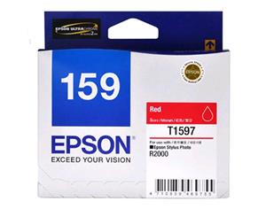 Epson UltraChrome Hi-Gloss2 T1597 Ink Cartridge - Red - Inkjet