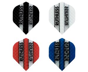 FORMULA Ruthless Embossed Standard Dart Board Darts Flights 4 Sets