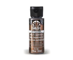 Folk Art Multisurface Metallic Acrylic Paint - Chocolate Brown - 2 Oz