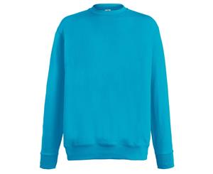 Fruit Of The Loom Mens Lightweight Set-In Sweatshirt (Azure Blue) - RW4499