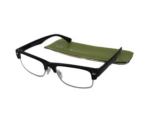 Gabriel + Simone Philippe Black Unisex Reading Glasses