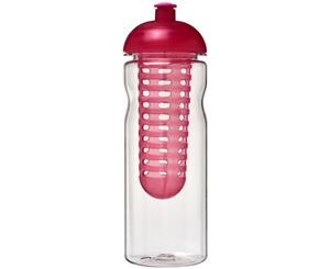 H2o Base Tritan 650Ml Dome Lid Bottle And Infuser (Transparent/Pink) - PF2843