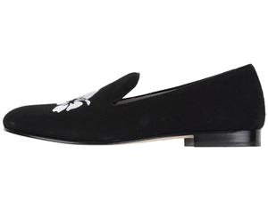 Hodry Men's Floral Loafer - Black