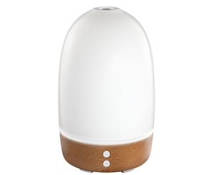 Homedics Ellia Thrive Aroma Oil Diffuser 130ml Humidifying Aromatherapy White