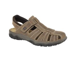 Imac Mens Touch Fastening Sport Sandals (Brown) - DF1600