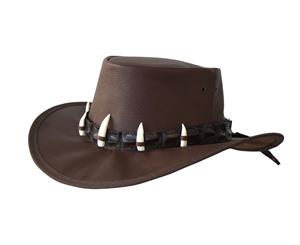 Jacaru 150 Ayers Croc Exotic Hats - Brown