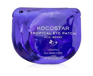 KOCOSTAR Tropical Eye Patch Unscented Acai Berry (Individually packed) 10pairs