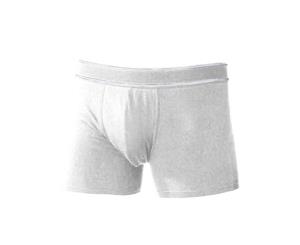 Kariban Mens Plain Boxer Boxer Shorts / Underwear (White) - RW2713