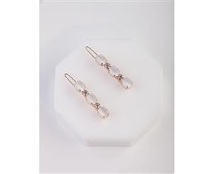 Lovisa Rose Gold and Trio White Stone Clip Pack