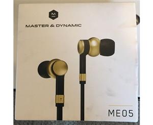 Master & Dynamic ME05 Earphones In Ear Headphones Brass